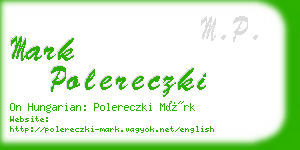 mark polereczki business card